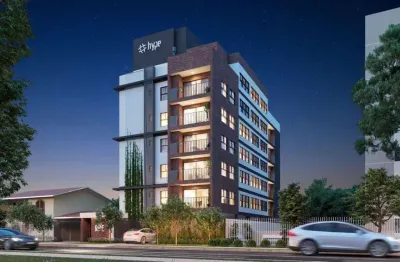 Apartamento com 1 dormitório à venda, 39 m² por r$ 390.900,00 - água verde - curitiba/pr