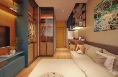Studio com 1 dormitório à venda, 17 m² por r$ 245.000,00 - novo mundo - curitiba/pr