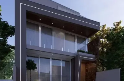 Sobrado com 3 dormitórios à venda, 230 m² por r$ 1.500.000,00 - costeira - são josé dos pinhais/pr