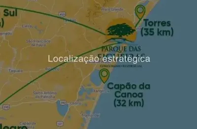 Excelente lote de terreno para voce construir cond. fechado arroio do sal-rs