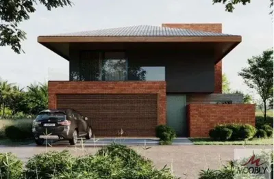 Casa em condominio fechado ilhas park, mobiliada, com 4 suites, torres-rs.