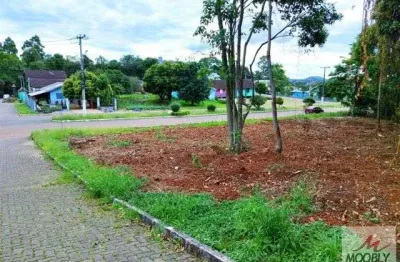 Terreno de esquina bem localizado a venda , vale verde em nova petropolis-rs