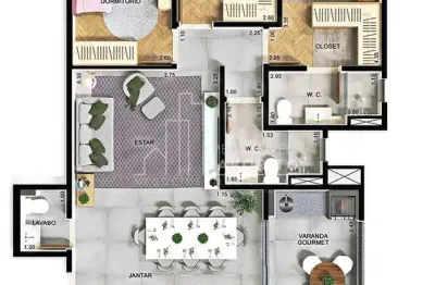 Apartamento à venda no altos da avenida, último andar, sol da manhã, jundiaí-sp