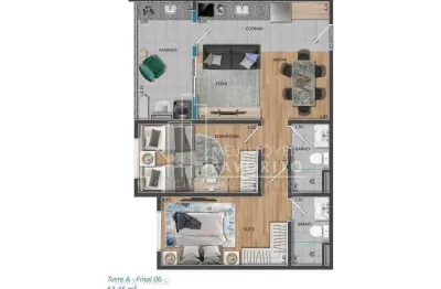 Apartamento com 2 quartos à venda na Avenida José Bulisani, 122, Engordadouro, Jundiaí
