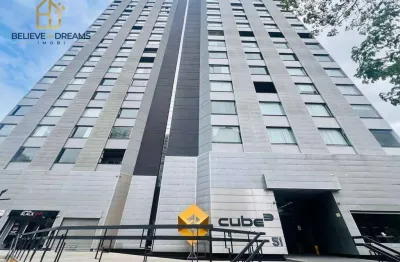 Sala comercial 38m² à venda, 1 vaga de garagem por r$ 449.900 - condomínio cube³ office, centro - guarulhos/sp.