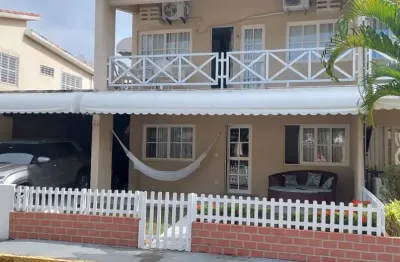 Casa no litoral alto padrão 140m² | 3 quartos + escritório | mobiliado | lazer completo em condomínio porto caribe, paulista/pe