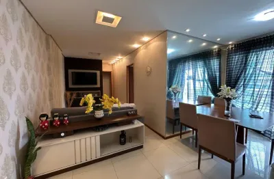 Cond salvador dal, andar alto,  suíte com closet, semi mobiliado, com 2 vagas para garagem