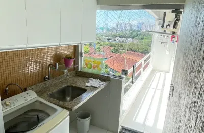 Nossa senhora das graças. cond. di cavalvante, alugo apato mobiliado com 130m2, 3 suites andar alto.