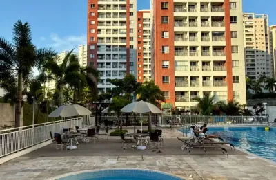 Cond riverside, 65m2, com 2 quartos sendo 1 suíte climatizada, armários na cozinha e nos quartos