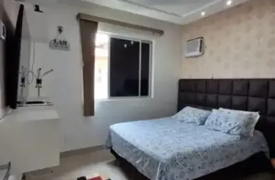 Cond. alegro, mobiliado, 3 quartos  sendo 1 suíte, com água e gás incluso