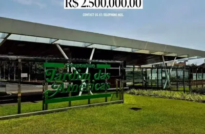 Jardim das américas, (lote  de esquina) 20x40, 800m2 com registro (parcelo)