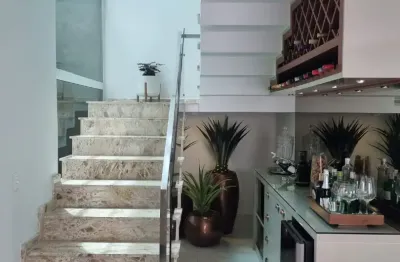 Condomínio residencial passaredo duplex, 3 suítes, semi- mobiliada