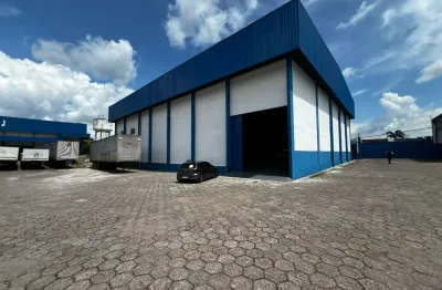 Galpão no coroado, cond. fechado, 1.200m2, 10 metros pé direito, r$ 80 mil