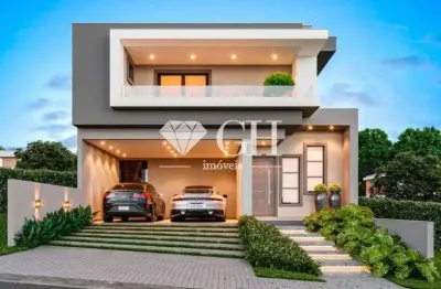 Casa com 4 suítes à venda, 286 m² por r$ 2.100.000 - vale dos vinhedos -colônia dona luiza - ponta grossa/pr