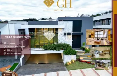 Casa de condomínio villa di sorrento, estrela - ponta grossa