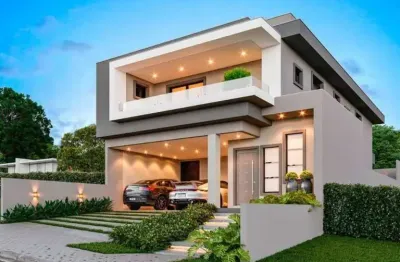 Casa com 4 suítes à venda, 286 m² por r$ 1.890.000 - vale dos vinhedos -colônia dona luiza - ponta grossa/pr