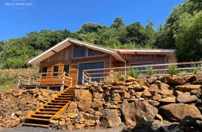 Casa no alagado de saudade do iguaçu - 03 quartos - toda em madeira nobre