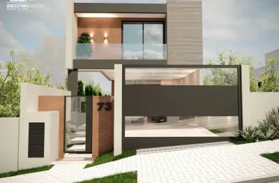 Casa em construção a venda no bairro parque do som - 03 suites