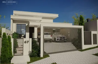Casa em construção a venda no bairro parque do som - 03 suites