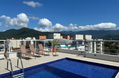 Apartamento 3 dormitórios com vista do mar no itaguá ubatuba