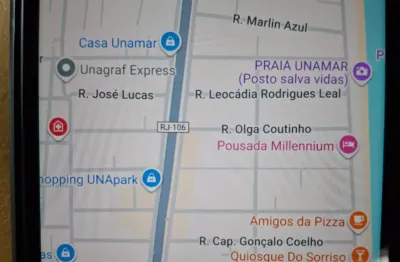 Terreno à venda na Rua Orlando Bragança, 00, Unamar, Cabo Frio