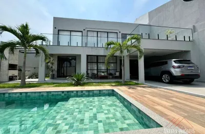 Casa com 4 suítes à venda no cond. dos advogados, 360 m² por r$ 1.800.000 - ponta negra - manaus/am