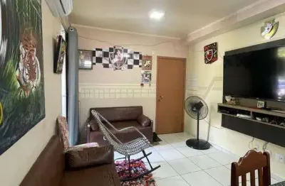 Lindo apartamento com 2 dormitórios à venda no cond. jardim de flores, 52 m² por r$ 250.000 - flores - manaus/am