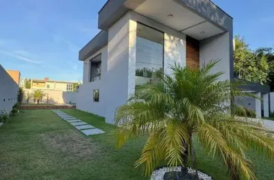Linda casa com 4 dormitórios à venda no residencial ponta negra 2, 282 m² por r$ 1.900.000 - ponta negra - manaus/am