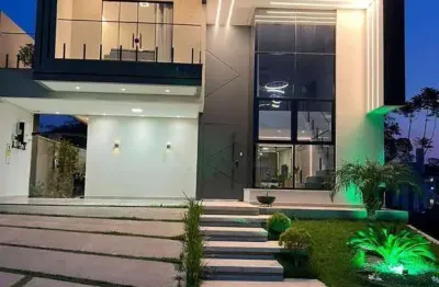 Casa com 4 suítes à venda no cond. morada dos pássaros, 360 m² por r$ 2.350.000 - ponta negra - manaus/am