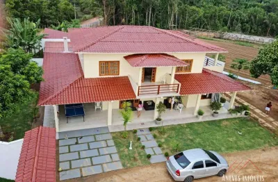 Chácara com 4 suítes à venda, 140000 m² por r$ 2.800.000 - zona rural - iranduba/am