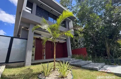 Linda casa à venda, no cond.  alphaville 4, 313m² por r$ 2.700.000 - ponta negra - manaus/am