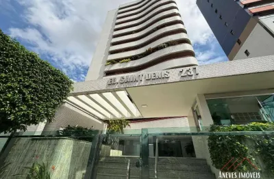 Lindo apartamento à venda no condomínio do edifício saint denis, 221 m² por r$ 1.600.000 - nossa senhora das graças - manaus/am