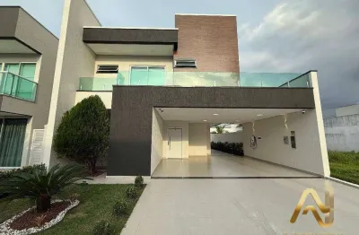 Casa de alto padrão com 4 suítes à venda no cond. passaredo, 292 m² por r$ 2.190.000 - ponta negra - manaus/am