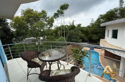 Casa com 5 quartos à venda no cond. bosque das palmas, 349 m² por r$ 839.000 - ponta negra - manaus/am