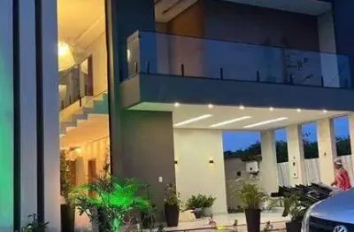 Casa alto padrão com 4 suítes à venda, 257 m² por r$ 2.390.000 - cond. estoril, novo aleixo - manaus/am