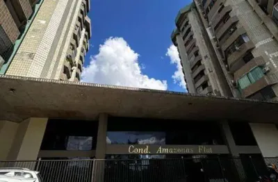 Apartamento com 1 dormitório para alugar, 55 m² por r$ 2.500/mês - amazonas flat, parque 10 de novembro - manaus/am