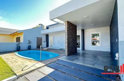 Casa com 3 dormitórios à venda, 149 m² por r$ 820.000,00 - bellatorres - passo de torres/sc