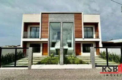 Sobrado com 2 dormitórios à venda, 91 m² por r$ 499.000,00 - praia azul - passo de torres/sc