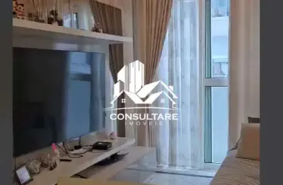 Flat com 2 quartos para alugar na Rua José Caballero, Gonzaga, Santos