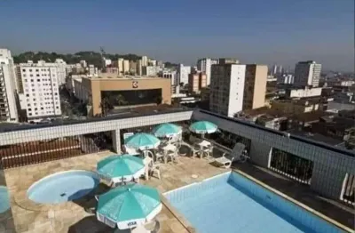 Flat mobiliado no centro, são vicente cod: 4716 adm