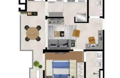 Apartamento 1 quarto, boqueirão r$ 819 mil, cod: 26753 pcm