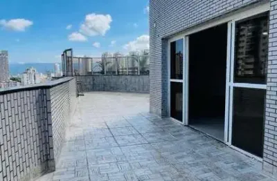 Cobertura duplex 380m² na ponta da praia com vista para o mar e 4 suítes