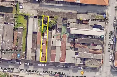 Terreno à venda na Rua Marechal Pêgo Júnior, Vila Nova, Santos
