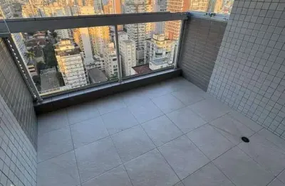 Apartamento alto padrão mobiliado para locação – gonzaga, santos/sp | código 1658