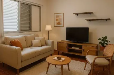 Apartamento com 1 quarto para alugar na Rua Rei Jorge VI, José Menino, Santos