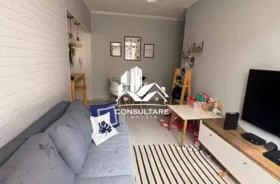Apartamento reformado – 2 dormitórios – frente – marapé | ref. 5110