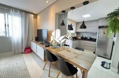 Apartamento reformado com vista livre, móveis planejados e eletros – aparecida, santos - cod 5217