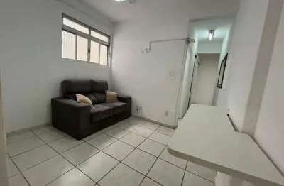 Apartamento com 1 quarto para alugar na Rua Jorge Tibiriçá, Gonzaga, Santos