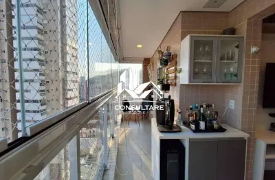 Apartamento 2 dormitórios com sacada e 2 vagas – campo grande, santos - cod 5293rsn