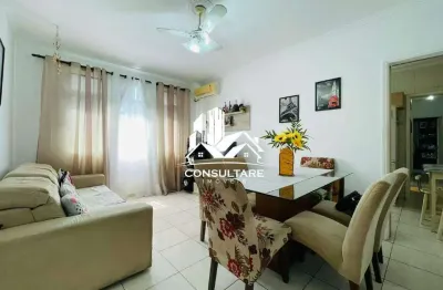Apartamento de 102 m² com 2 dormitórios na vila mathias, santos